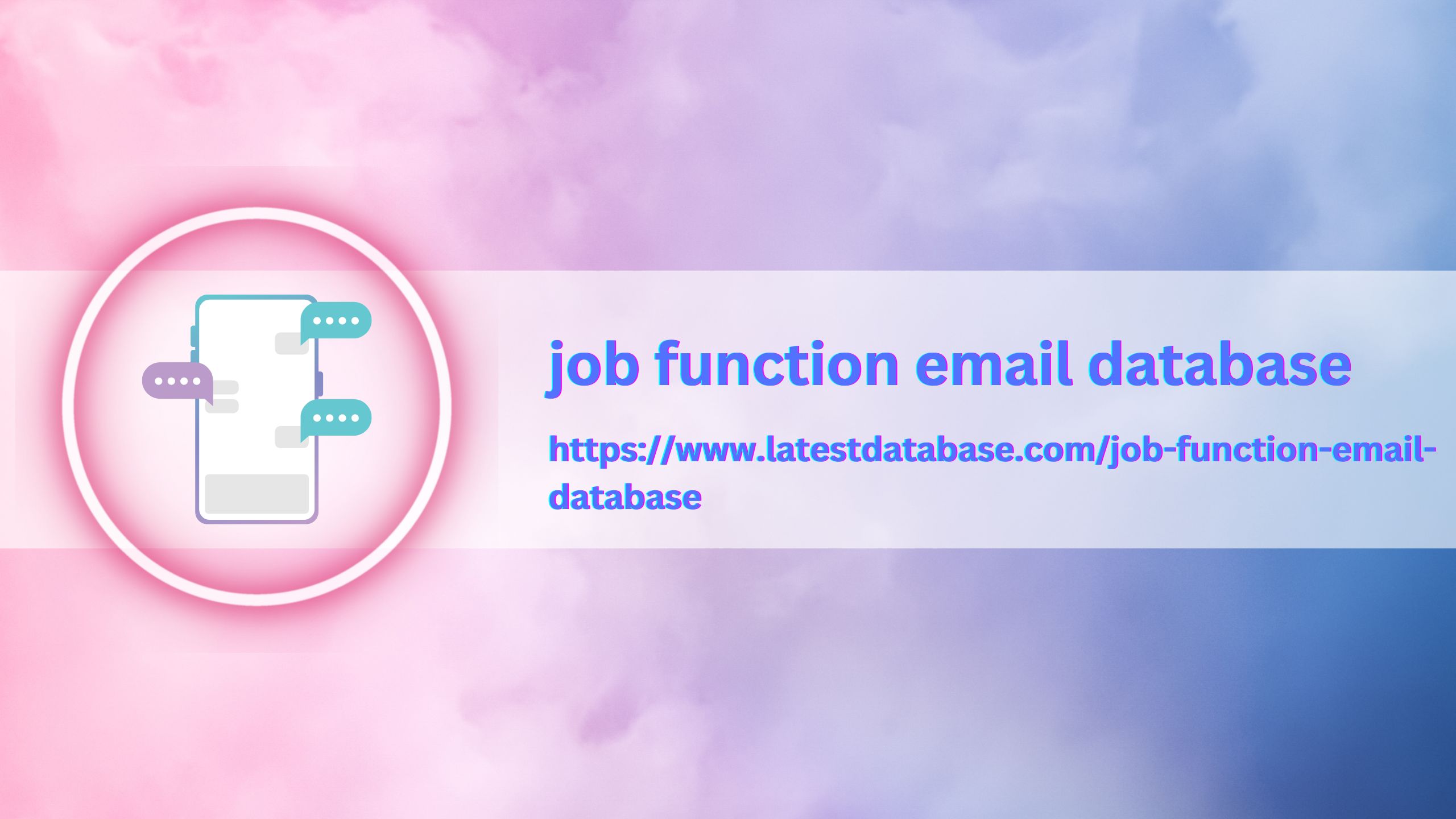 job function email database
