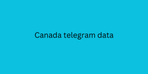 canada telegram data