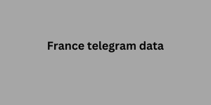 france telegram data