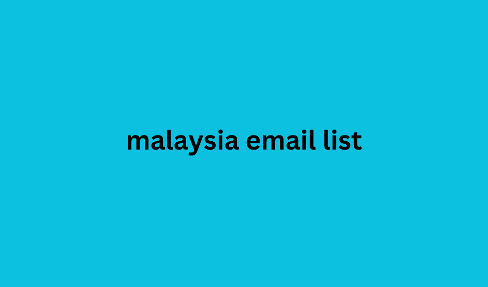 malaysia email list