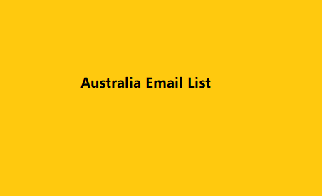 Australia Email List