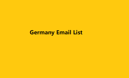 Germany Email List