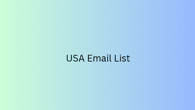 USA Email List